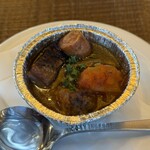 レストラン ヴァロリス - フォーリコール（キャベツと仔羊の煮込み）
