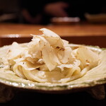 膳処末富 - ●自家製うどん 白トリュフ掛け