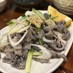 焼肉ホルモン ひろ丸 はなれ - 黒センマイ刺し　850円