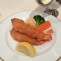 レストラン香味屋 - 海老フライ 久しぶりに食べましたが、タルタルソースもうまい！