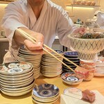 六本木 大皿焼肉 老中 - 近江彦根和牛京味噌漬け