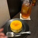 自家焙煎珈琲みじんこ - プリン、アイスティー