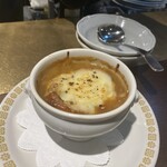 le bistrot des bleus - オニオングラタンスープ  ハーフ