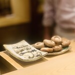 日本橋 蕎ノ字 - 牡蠣、原木椎茸