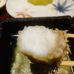 日本橋 蕎ノ字 - ⑭ 愛媛産白甘鯛松笠揚げ：断面