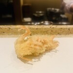 日本橋 蕎ノ字 - ⑥ 巻海老頭（味噌入） x 2