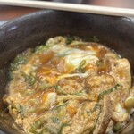 立喰いうどん 河内うどん - 濃ゆ目のトロトロ玉子丼