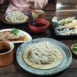 手打ちそばと朝宮茶の店 黒田園 - いっぱい頼んじゃいました♪