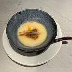 和牛料理 蓮 - 鶏炊きの出汁の茶碗蒸し