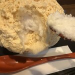 大阪浪花家 - 氷ふわふわ。ミルクが中にも。