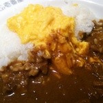 CoCo壱番屋 - スクランブルエッグカレー(ビーフカレー)