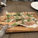 matilda - アスパラのグリル  生ハムでアスパラが見えないのは幸せのデコです