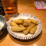 大衆食堂てんぐ大ホール - ヤングコーン揚げ