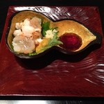 神楽坂 石かわ - 造里：伊勢海老・海老味噌を生姜醤油で