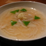 祇園 さゝ木 - 2014年11月　2度目の訪問　小かぶの蒸し物・茶碗蒸し風・カニ