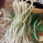 麺遊心 - 麺遊心ラーメン￥720の麦の香り高い低加水自家製（極細）麺（H26.12.5撮影）