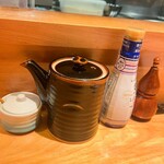 銀座とんかつ檍 - 卓上調味料〜