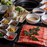 しゃぶしゃぶ すき焼き 焼肉　兜　奥座 - 
