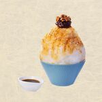 豊洲 ふくらすずめ - ～黒蜜と粒あん仕立て～きな粉の贅沢氷