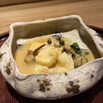 京味 もと井 - 伊勢海老くず煮白味噌あん