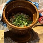 京味 もと井 - 牛すじと根菜の混ぜご飯