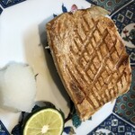 鮨よし - カマ塩焼きはぶりのステーキだ