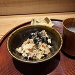京味 もと井 - 牛すじと根菜の混ぜご飯