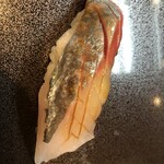鮨よし - 鯵｡この鯵は福井の全国的名店にも卸している