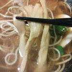 麺遊心 - 麺遊心ラーメン￥720のメンマ（H26.12.5撮影）