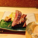 たん焼きと小皿 - 