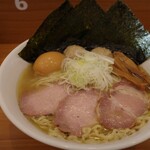 しののめヌードル - 全部のせ塩らーめん（燻製たまご）+大盛り ¥1,630+¥150