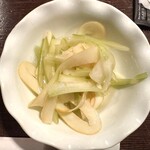 ジャズクラブダフネ - イカとセロリのオイル漬け：500円