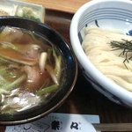 手造りうどん 楽々 - 鴨汁ざる