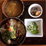 adito - 大人様定食（小柱紫蘇バター野菜丼）