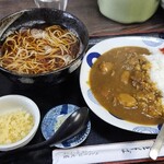 さらしな大屋 - カレーセット1200円