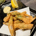 日本酒と海鮮 痛風屋 - 甘エビ唐揚げ