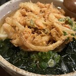 葉隠 - 竹(野菜と母像老のかき揚・若布入り)900円