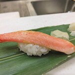 立食い寿司 根室花まる - 本ズワイガニ380円（税込）