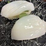 活魚寿司 - コウイカ