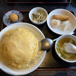 華空間 - ハーフセット　天津炒飯＋4種の天心セット