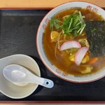 お食事処つるや - カレーラーメン