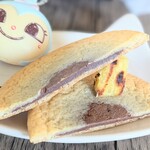 デイリーヤマザキ - 半分にカットしてみたの。