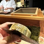 鮨 和紀 - 鯖の棒寿司