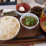 Sukiya - 牛小鉢たまごかけごはん朝食2７0円