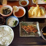 川よし - 鰻天麩羅定食