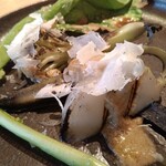 Osteria IL VIAGGIO - 旬野菜の薪焼き バーニャカウダソースとパルミジャーノレジャーノ