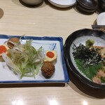 九州黒太鼓 横浜 - おつまみ、ごまぶり、つみれ、たまご。あとなんだったかなー、