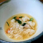 にいまそば - 教えてもらった食べ方。お汁をかけて汁かけじゅーしー、最高です！是非お試しください♡
