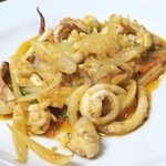 Ran Khao Tom Pla Khao Si Chang - 烏賊と玉子の炒めもの～5Oct57