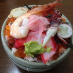 浜小屋 - いくら カニ肉合わせ丼